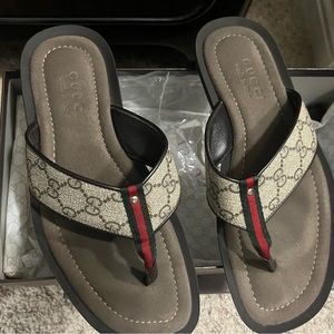 Lightly worn Gucci slides